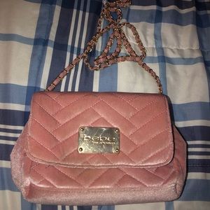 Small Chain Suede Crossbody Bag